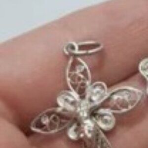 Rare Vintage Filigree Crucifix Necklace